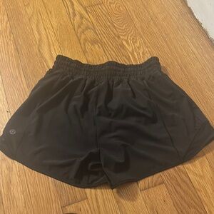 Lululemon Athletica Black Athletic Shorts Lightweight Elastic Waist